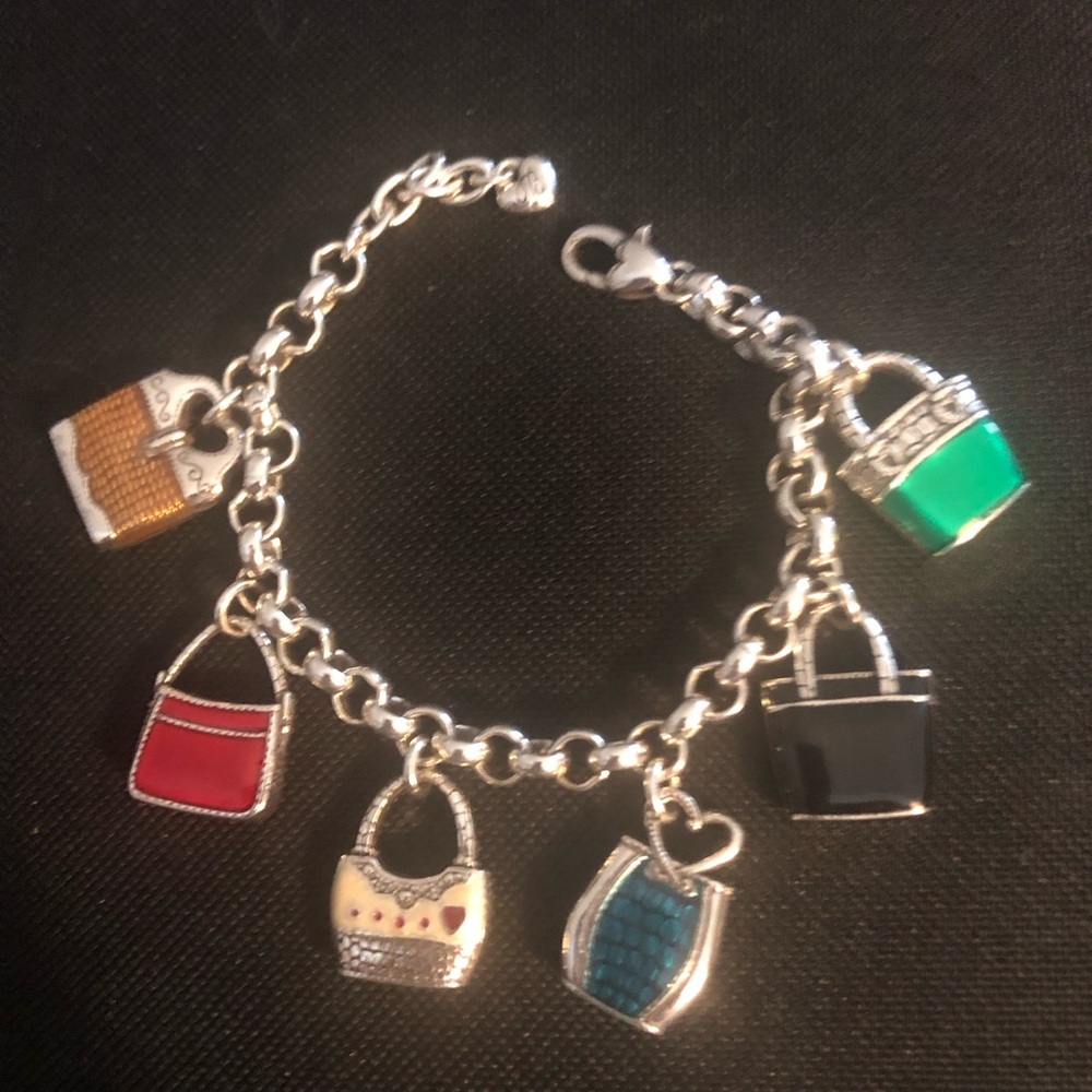 Brighton Silver Chain Charm Bracelet - $80 or $65 w/offer